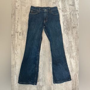 Girls Wrangler Flare Jeans, size 10, adjustable waist
